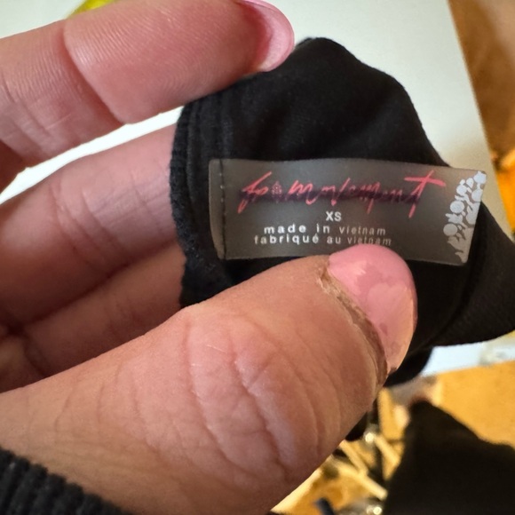 Free People Feels Like Summer Crop Black XS - Picture 7 of 12